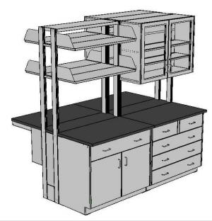 Flex Core Based Lab Furniture System